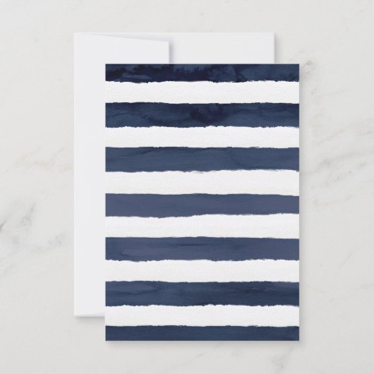 Modern Nautical | Keuze uit het menu Greenery RSVP (Achterkant)