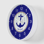 Modern Nautical Navy Blue Anchor (Hoek)