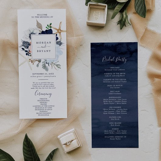 Modern Nautical | Programma Floral Wedding