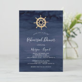 Modern Nautical | Scheepshelm repetitie Kaart (Staand voorkant)