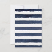 Modern Nautical | Starfish Song Request RSVP Card (Achterkant)