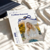 Modern Navy 2026 Graduation Invitation