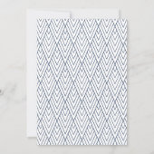 Modern Navy Afstuderen Aankondiging (Achterkant)