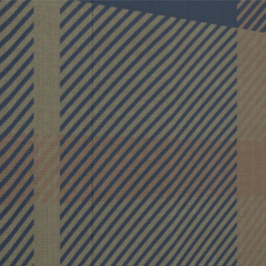 Modern Navy and Tan Japandi Plaid Behang (Zoom)