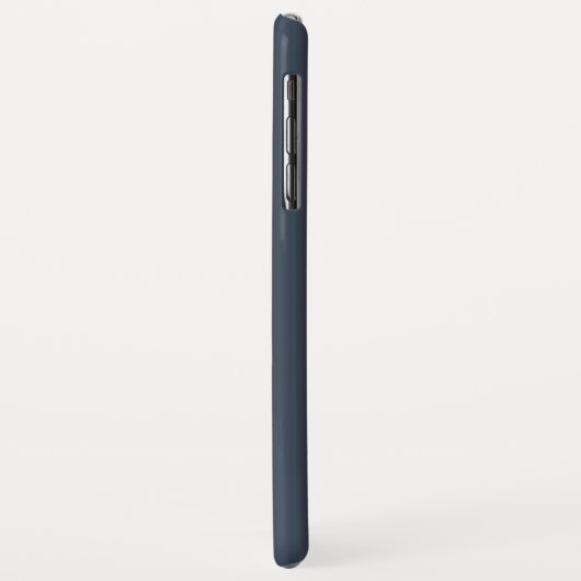 Modern Navy Blue en Plum Striped Case-Mate iPhone Case (Achterkant/links)