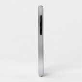 Modern Navy Blue Silver Agate Metallic Case-Mate iPhone Case (Achterkant/links)