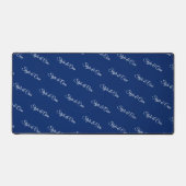 Modern Navy Desk Mat Custom Branding Accessory (Recto)