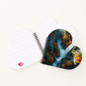 Modern Navy & Gold Abstract Mountain Peak – Luxury Notitieboek (Binnen)