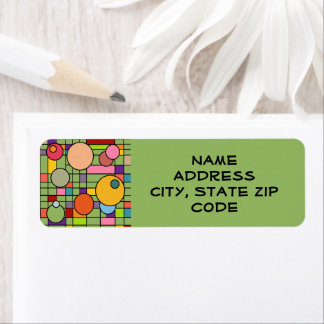 Modern net uit de middeleeuwen etiket