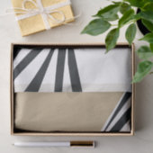 Modern neutraal Abstract Tissuepapier (Geschenk)