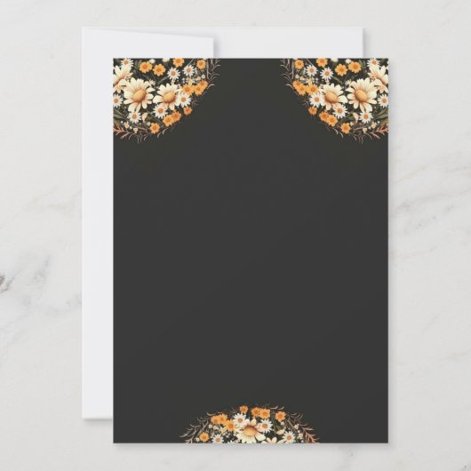 Modern neutraal over het maan baby shower kaart (Achterkant)