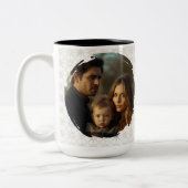 Modern New Year Resolutions Checklist Personalized Tweekleurige Koffiemok (Links)