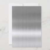 Modern New Year Simple Countdown Silver (Achterkant)