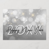 Modern New Year's Eve Party Kaart (Voorkant)