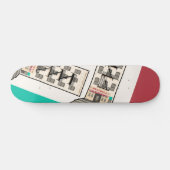 Modern New York Architecture Art Artwork Skateboard (Horizontaal)