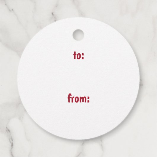 Modern Niet openen tot Kerststempel Bedankjes Labels (Achterkant)