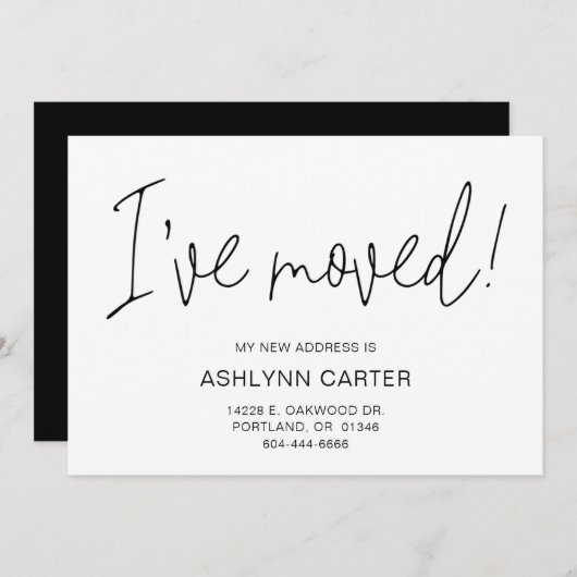 Modern nieuw startpunt aankondiging (Voorkant / Achterkant)