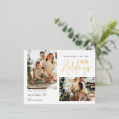 Modern nieuw startpunt voor de Feestdagen Twee fot (Staand Voorkant)