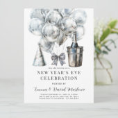 Modern Nieuwjaarsfeest Kaart (Staand voorkant)