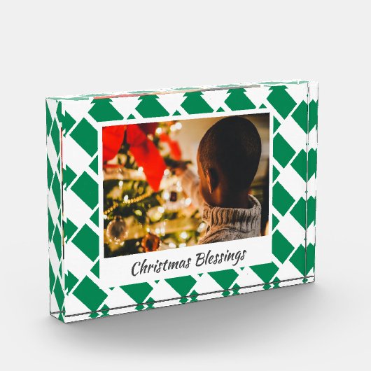 Modern NIGERIA FLAG Kerstmis Fotoblokken (Links)