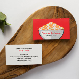 Modern Noodle Ramen Japans restaurant Sushi chef Visitekaartje
