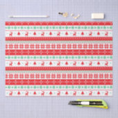 Modern Nordic Winter Feestdagen Pattern Tissuepapier (Craft)