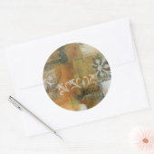 Modern Note II Ronde Sticker (Envelop)