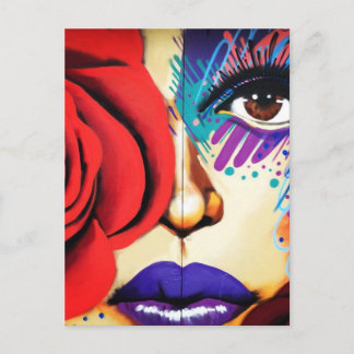 Modern NYC Street Art Briefkaart