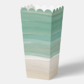 Modern Ocean Beach Baby shower Favor Boxes Bedankdoosjes (Achterkant)