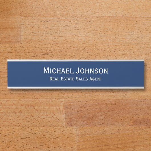 Modern Office Firm Name Plate Job Title Door Sign Deurbordje