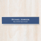 Modern Office Firm Name Plate Job Title Door Sign Deurbordje (Voorkant)