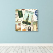 modern oldtimers canvas afdruk (Insitu (Houten vloer))