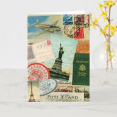 modern oldtimers kaart (Gele Bloem)