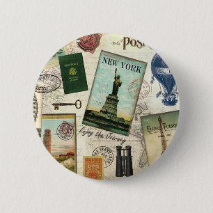 modern oldtimers ronde button 5,7 cm