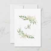 Modern Olive Branch Nursing School Afstuderen Kaart (Achterkant)