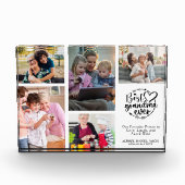 Modern Oma Grid Keepsake Gift Fotoblokken (Voorkant)