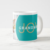 Modern Oma's Joy Foto Extra Grote Beker (Voorkant rechts)
