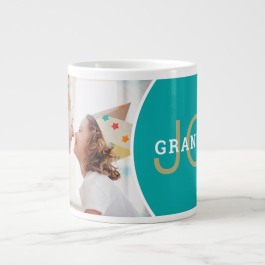 Modern Oma's Joy Foto Extra Grote Beker (Voorkant)