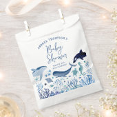 Modern Onder het Baby shower Zee voor jongens Bedankzakje (Geknipt)