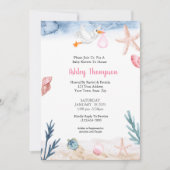 Modern Onder het Zee Slaat Roze Kaart (Voorkant)