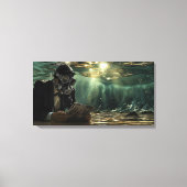 Modern onderwaternieuws canvas afdruk (Voorkant)