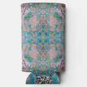 Modern one of a kind Abstract met Sangria kleuren (Achterkant)