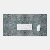 Modern one of a kind Abstract met Sangria kleuren Bureaumat (Keyboard & Muis)