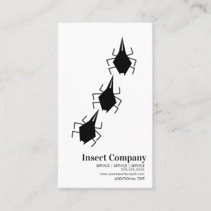 Modern Ongediertebestrijding Bugs Bedrijfslogo  Visitekaartje