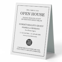 Modern onroerend goed open huis dubbelzijdig