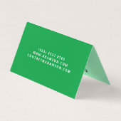 Modern onroerend goed (QR-code) Thuismakelaar gevo Visitekaartjes (Achterkant)