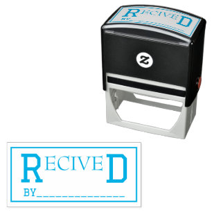 Modern Ontvangen Zelfinktende Stempel