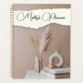 Modern ontwerp met aangepaste naam planner (Voorkant)