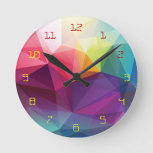 Modern ontwerp ronde klok