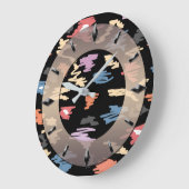 Modern ontwerp van de muurklok. grote klok (Hoek)